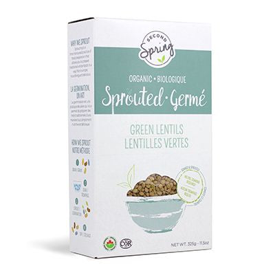 Organic Sprouted Green Lentils 325g